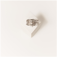 Anello Donna in Oro bianco Diamante Monaldi Gioielli ELI7001B